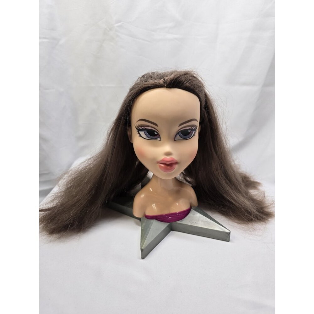 Vintage 2003 Rare Bratz Funky Fashion Makeover DANA Large Styling Head- HAIR CUT
